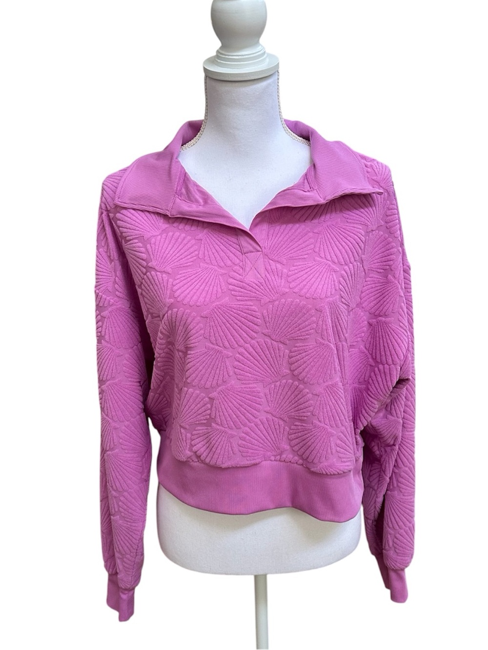Beach Riot Martina Sweatshirt - Shell Pink - Picture 3 of 6